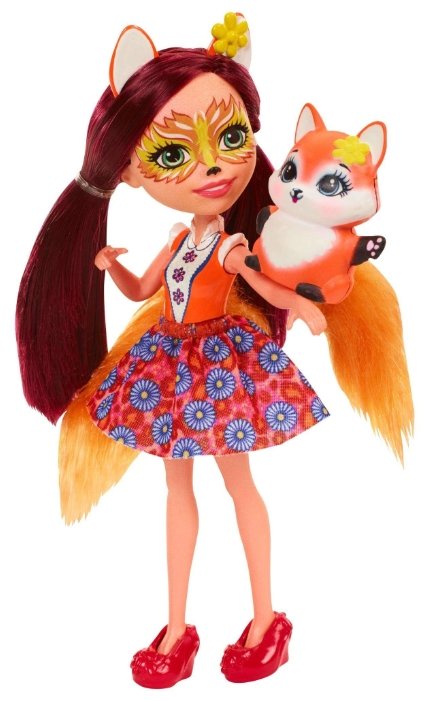 Кукла Enchantimals Фелисити Лис с любимой зверюшкой, 15 см, DVH89 (фото modal 3)