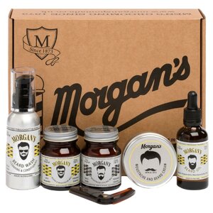 Morgan's Набор для бороды и усов Moustache & Beard Gift Set (фото modal nav 1)