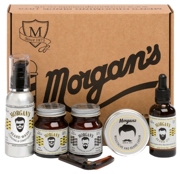 Morgan's Набор для бороды и усов Moustache & Beard Gift Set (фото modal 1)