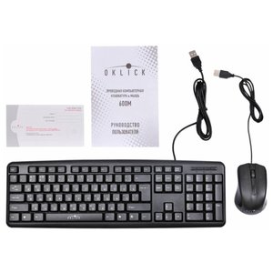 Клавиатура и мышь Oklick 600M Black USB (фото modal nav 6)