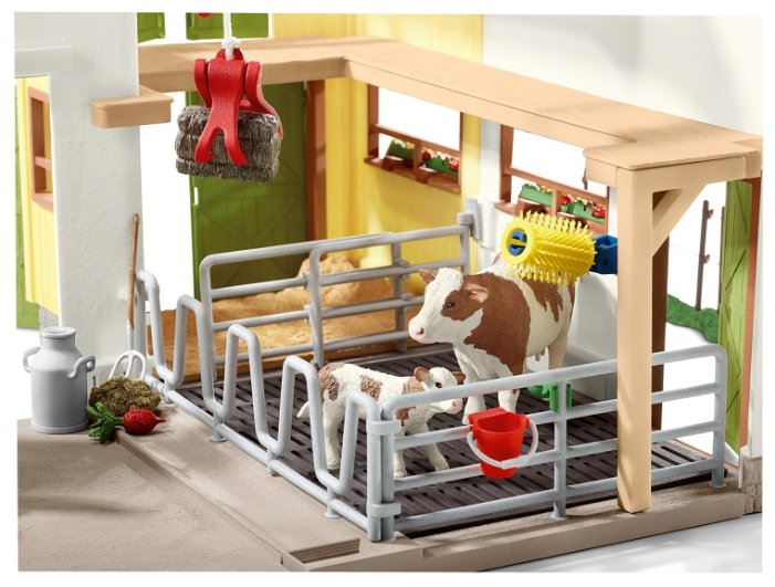 Игровой набор Schleich Большая ферма с животными и аксессуары 42333 (фото modal 4)