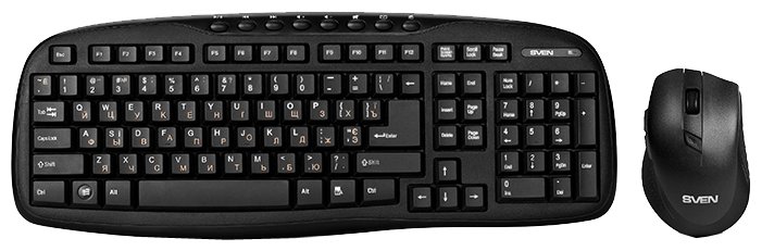 Клавиатура и мышь SVEN KB-C3600W Black USB (фото modal 1)