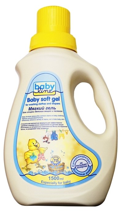 Гель для стирки BabyLine Baby soft gel для детских вещей (фото modal 3)