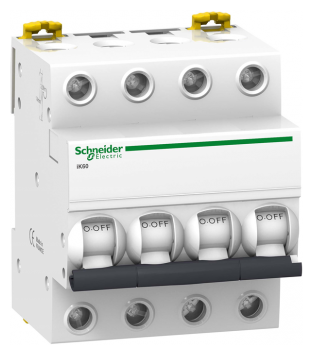 Автоматический выключатель Schneider Electric Acti 9 iK60 4P (C) 6кА (фото modal 1)