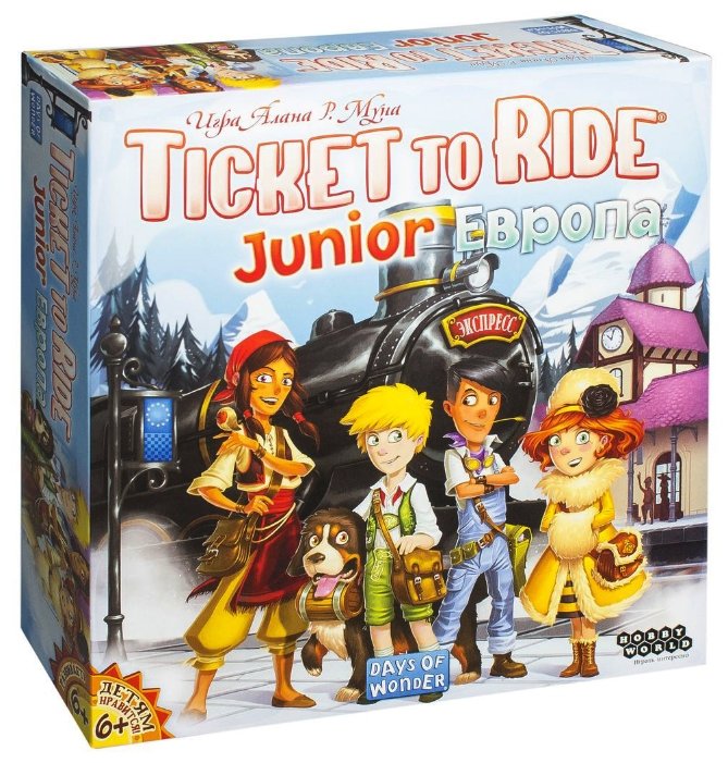 Настольная игра HOBBY WORLD Ticket to Ride Junior: Европа (фото modal 1)