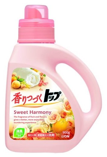 Жидкость для стирки Lion Top Sweet Harmony аромат цветов и апельсина (Япония) (фото modal 1)