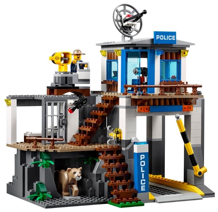 Конструктор LEGO City 60174 Полицейский участок в горах (фото modal 4)