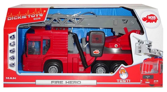 Пожарный автомобиль Dickie Toys MAN (3716003) 43 см (фото modal 5)