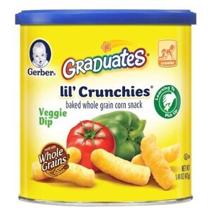 Снэк Gerber Graduates Lil' Crunchies Veggie Dip от 8 месяцев (фото modal nav 5)