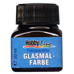Краски Hobby Line Glasmal Farbe №209 Черный кроющий KR-45209 1 цв. (20 мл.) (фото modal nav 1)