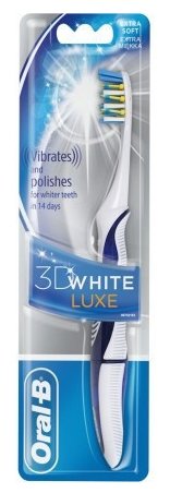 Зубная щетка Oral-B 3D White Luxe Pro-Flex: экстра мягкая (фото modal 1)