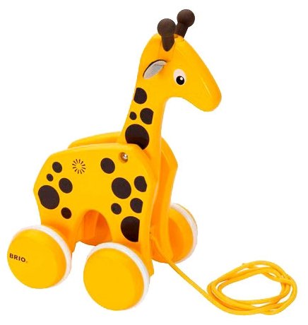 Каталка-игрушка Brio Pull-along Giraffe (30200) (фото modal 1)