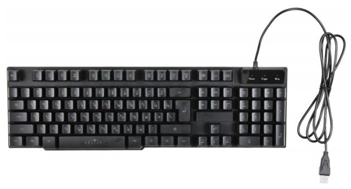 Клавиатура Oklick 760G GENESIS Black USB (фото modal 6)