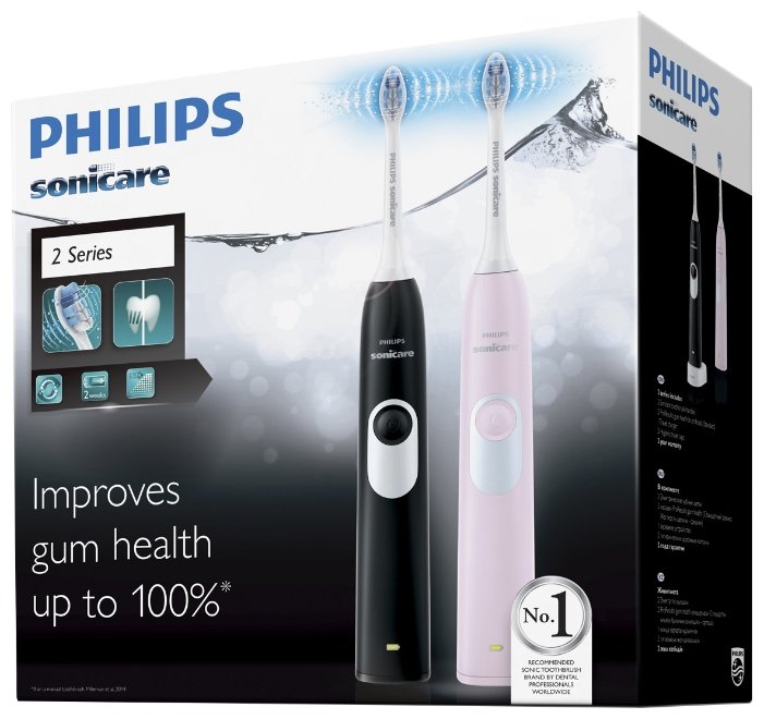 Электрическая зубная щетка Philips Sonicare 2 Series gum health HX6232/41 (фото modal 6)