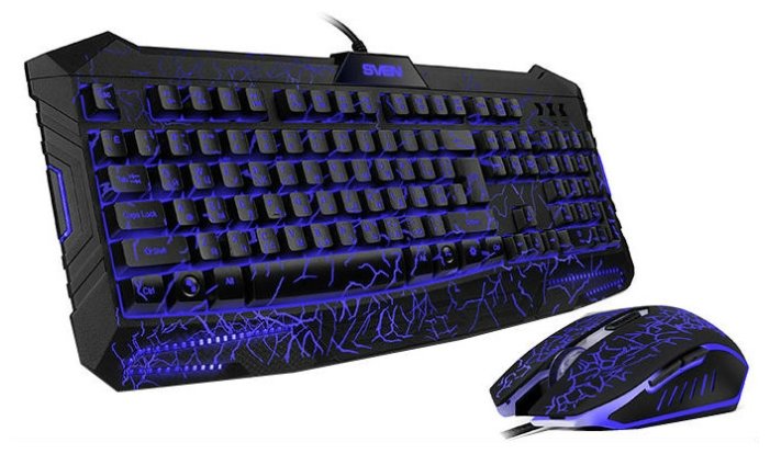 Клавиатура и мышь SVEN GS-9400 Black USB (фото modal 6)