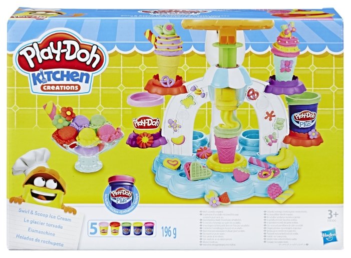 Масса для лепки Play-Doh Фабрика мороженого (B0306) (фото modal 1)