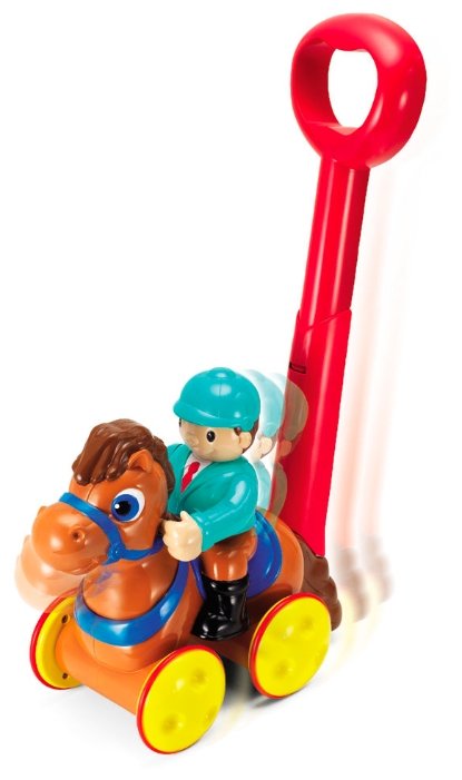 Каталка-игрушка Keenway Жокей на лошадке (32653) со звуковыми эффектами (фото modal 1)