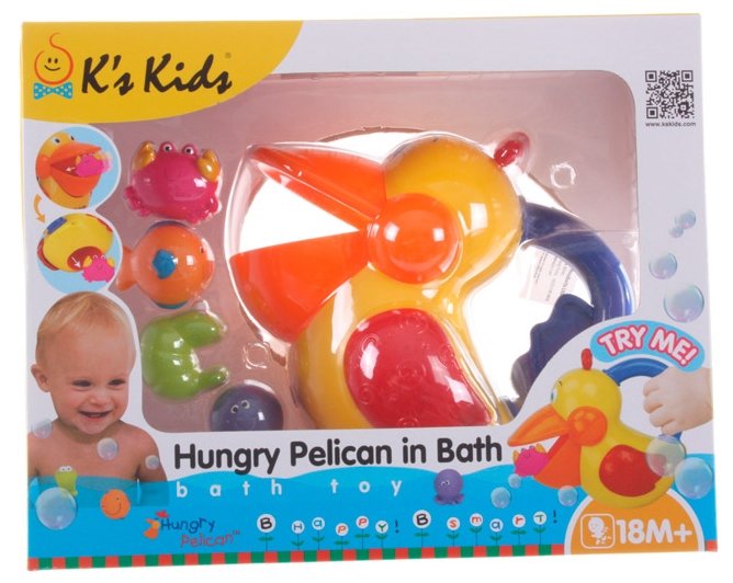 Игрушка для ванной K's Kids Голодный пеликан (KA422) (фото modal 5)