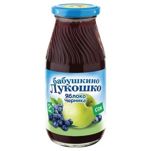 Сок осветленный Бабушкино Лукошко Яблоко-черника, с 5 месяцев (фото modal nav 1)