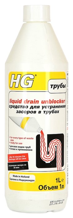 HG для устранения засоров ванной и туалета (фото modal 1)