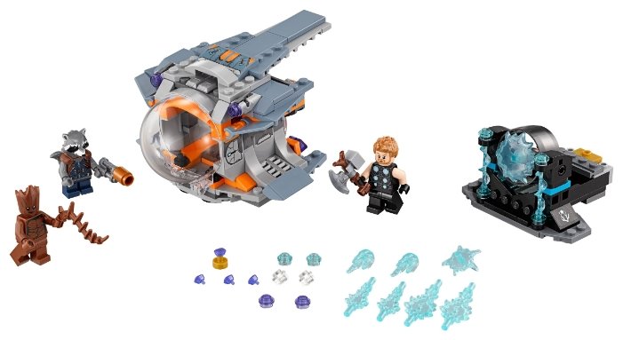 Конструктор LEGO Marvel Super Heroes AVENGERS infinity wars 76102 В поисках оружия Тора (фото modal 3)