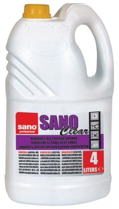 Жидкость Sano Professional SanoClear для мытья стекол (фото modal 1)