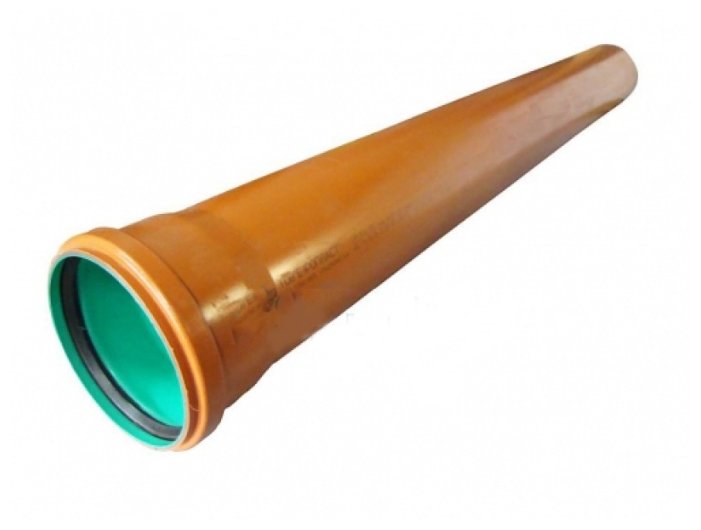Канализационная труба Европласт наруж. полипропиленовая 160x3.9x1000 мм (фото modal 1)