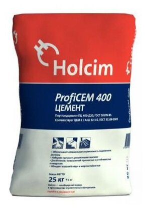 Цемент Holcim ЦЕМ II/А-К(Ш-П) 32.5Б 50 кг. М400 (фото modal 1)