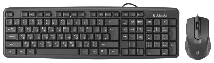 Клавиатура и мышь Defender Dakota C-270 Black USB (фото modal 1)
