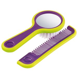 Набор расчесок Bebe confort Brush and comb with mirror (фото modal nav 5)