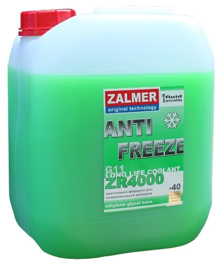 Антифриз Zalmer LLC ZR 4000 G11 (зеленый), (фото modal 2)