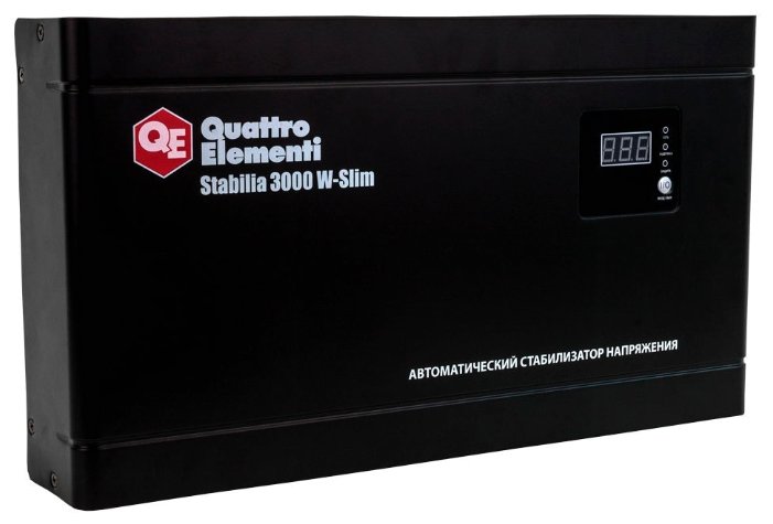 Стабилизатор напряжения Quattro Elementi Stabilia W-Slim 3000 (фото modal 2)