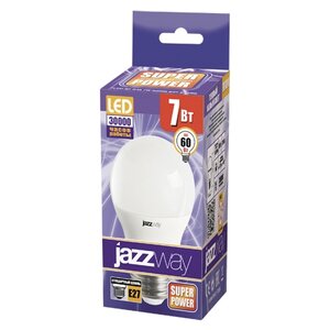 Упаковка светодиодных ламп 10 шт jazzway, PLED SP G45 7W (10 шт) E14, G45, 7Вт, 3000К (фото modal nav 1)