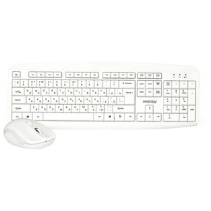 Клавиатура и мышь SmartBuy SBC-212332AG-W White USB (фото modal nav 1)