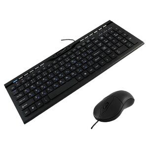 Клавиатура и мышь CROWN CMMK-855 Black USB (фото modal nav 3)