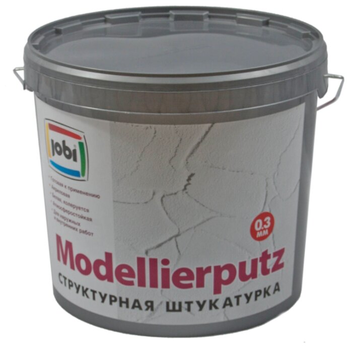 Декоративное покрытие Jobi Modellierputz, 16 кг (фото modal 1)