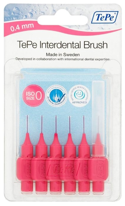 Зубной ершик TePe Original 0 Pink (фото modal 5)