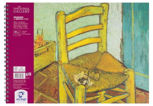 Альбом для зарисовок Royal Talens The National Gallery Van Gogh 29.7 х 21 см (A4), 160 г/м², 40 л. (фото modal 1)