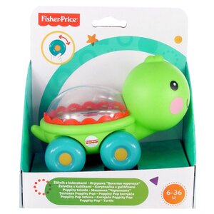 Каталка-игрушка Fisher-Price Зверюшка с прыгающими шариками (BGX29) со звуковыми эффектами (фото modal nav 5)