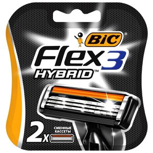 Сменные лезвия Bic Flex 3 Hybrid (фото modal nav 1)