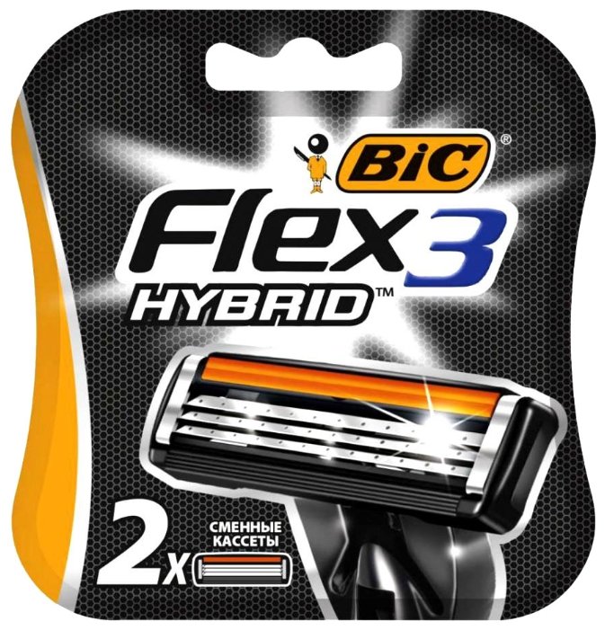 Сменные лезвия Bic Flex 3 Hybrid (фото modal 1)