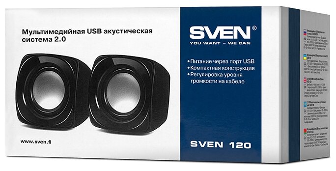 Компьютерная акустика SVEN 120 (фото modal 4)