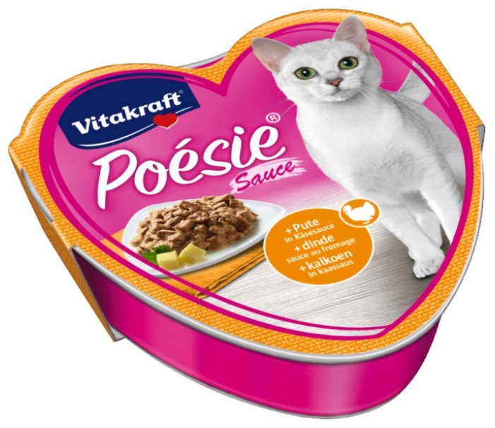Корм для кошек Vitakraft Poesie Sauce индейка в сырном соусе (фото modal 1)