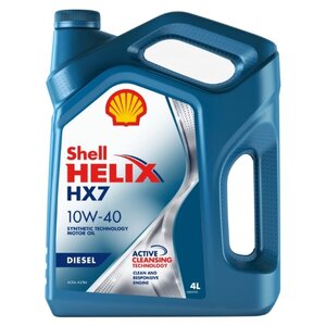 Моторное масло SHELL Helix HX7 Diesel 10W-40 4 л (фото modal nav 1)