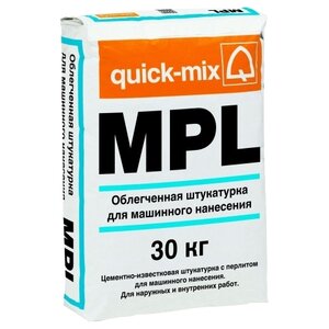 Штукатурка quick-mix MPL wa, 30 кг (фото modal nav 1)
