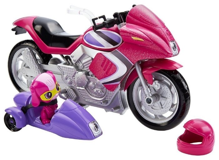 Barbie мотоцикл секретного агента (DHF21) (фото modal 1)