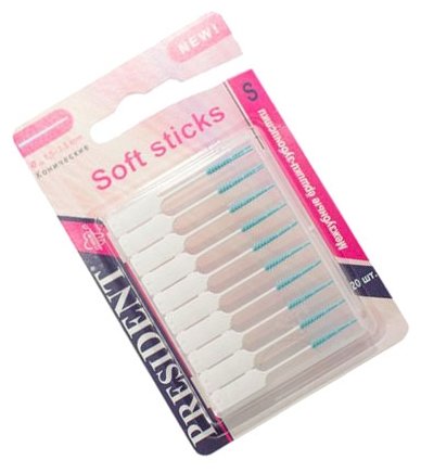 Зубной ершик PresiDENT Soft Sticks S (фото modal 2)