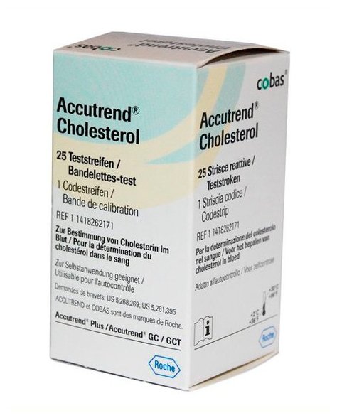 AccuTrend тест-полоски Cholesterol (фото modal 1)