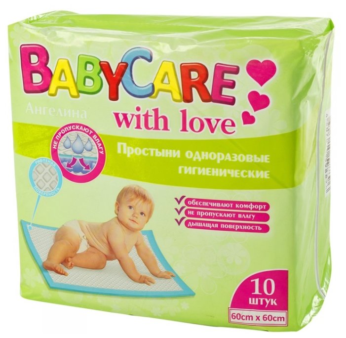 Одноразовые пеленки Baby Care 60х60 (фото modal 1)