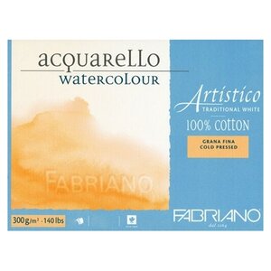 Альбом для акварели Fabriano Artistico Traditional White на спирали 36 х 26 см, 300 г/м², 12 л. (фото modal nav 2)